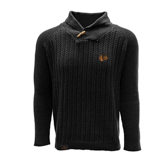 Levelwear Other - Chicago Blackhawks Mens Size M Sweater Salute By Levelwear Heritage Tab Black